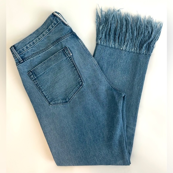 3x1 NYC Mid-Rise Straight Leg Distressed Ankle Jean, Size US 28 - Picture 2 of 13